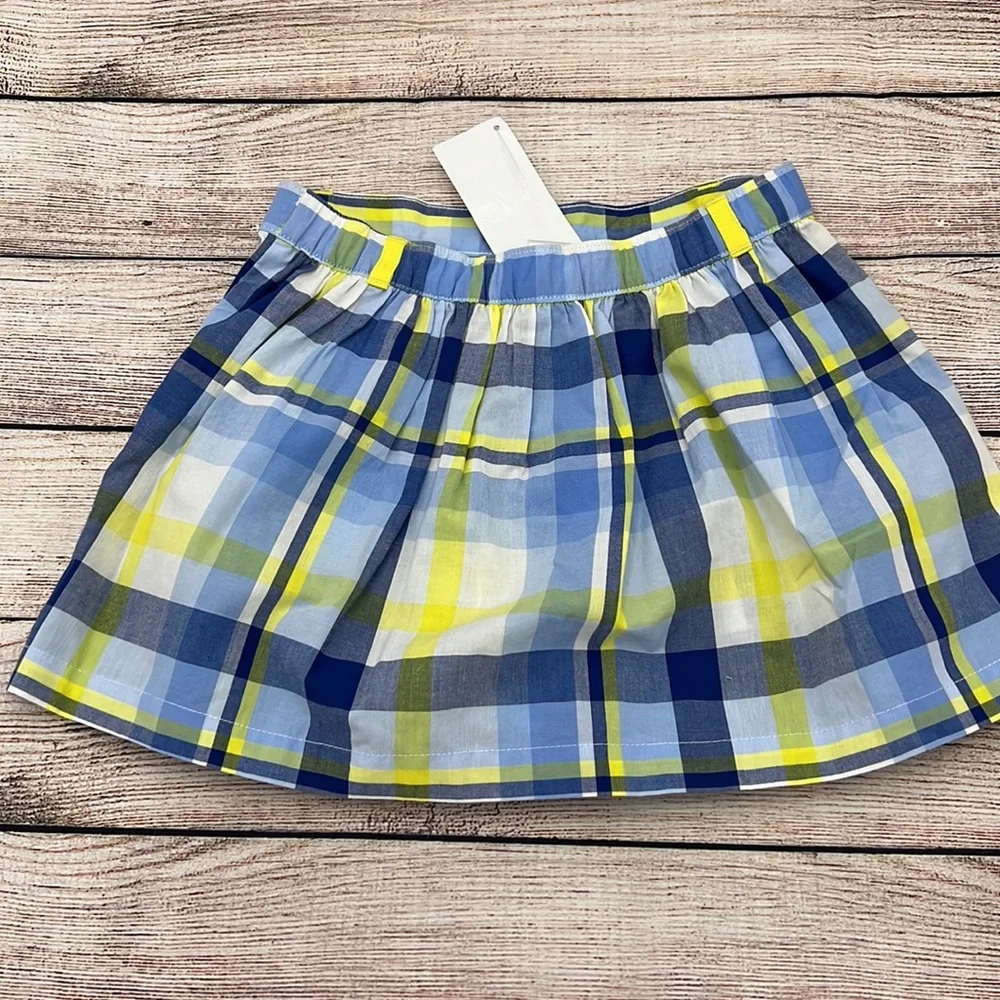 Gymboree Elastic Waist Plaid Skirt Size 4
